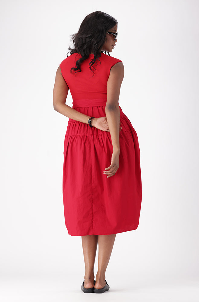 ARRIS COMBO BELTED DRESS