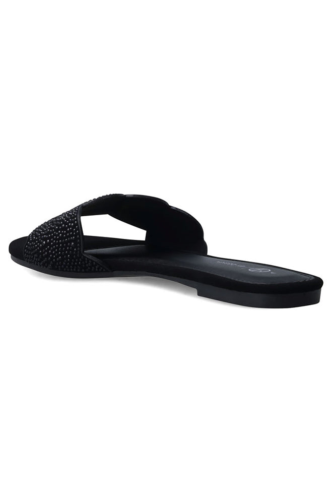Dina diamante scalloped edged sandal