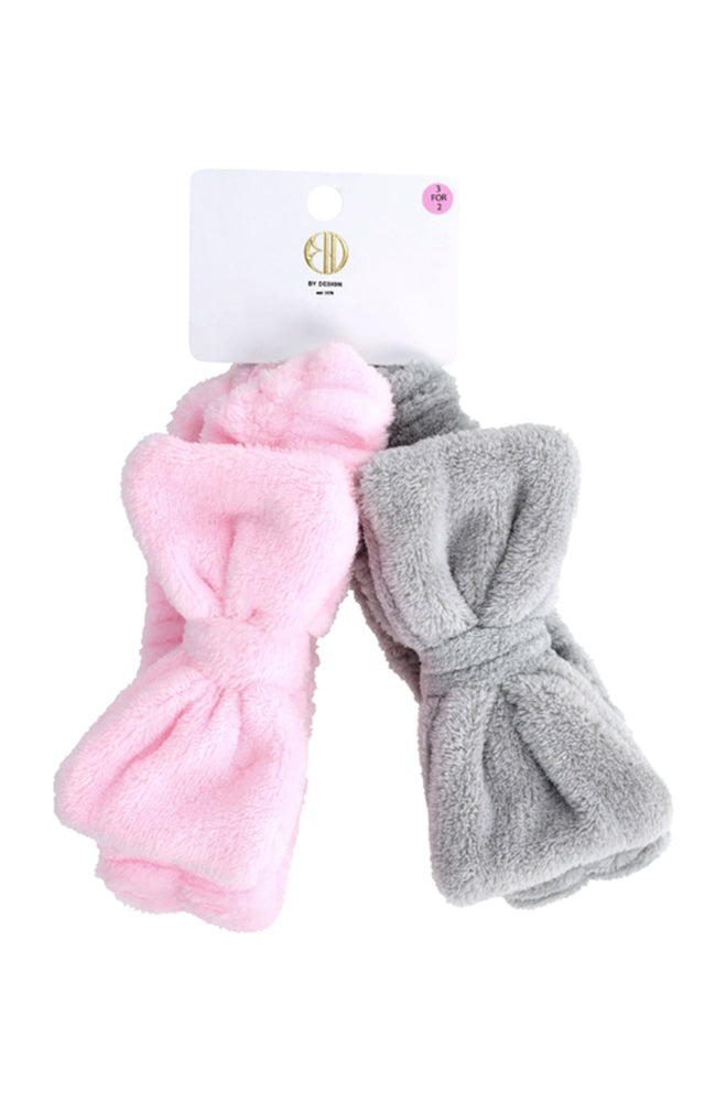 GEMMA 2 PACK BOW HEADBANDS