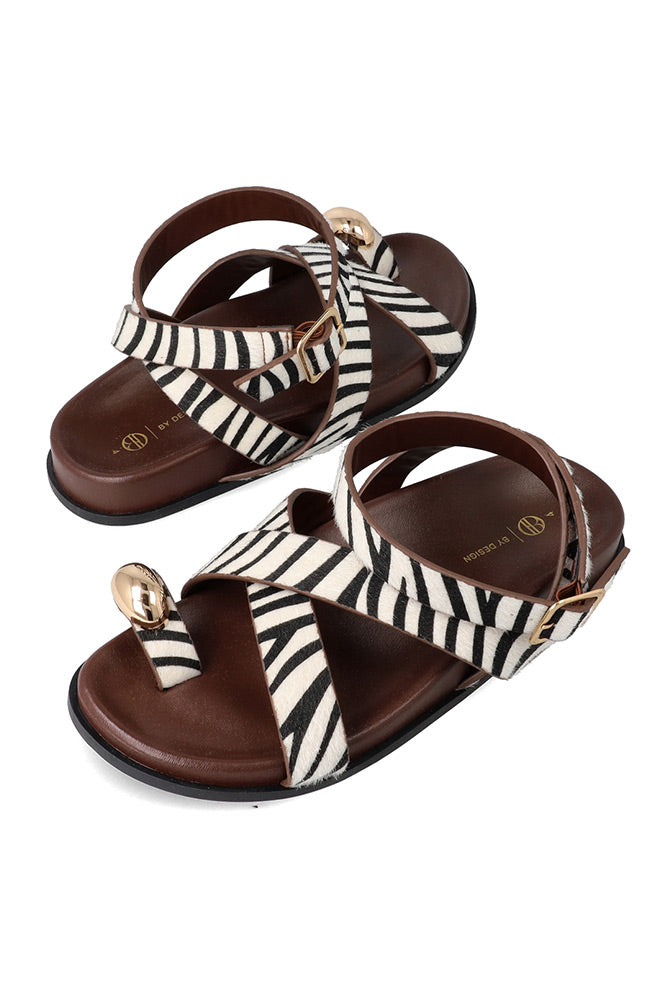Footwear | Manda Multi Stripe Sandal Sandals