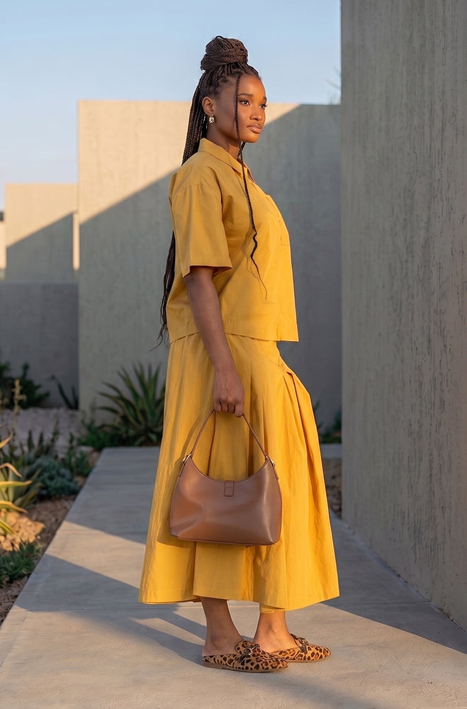 SANCIA FIT AND FLARE SKIRT