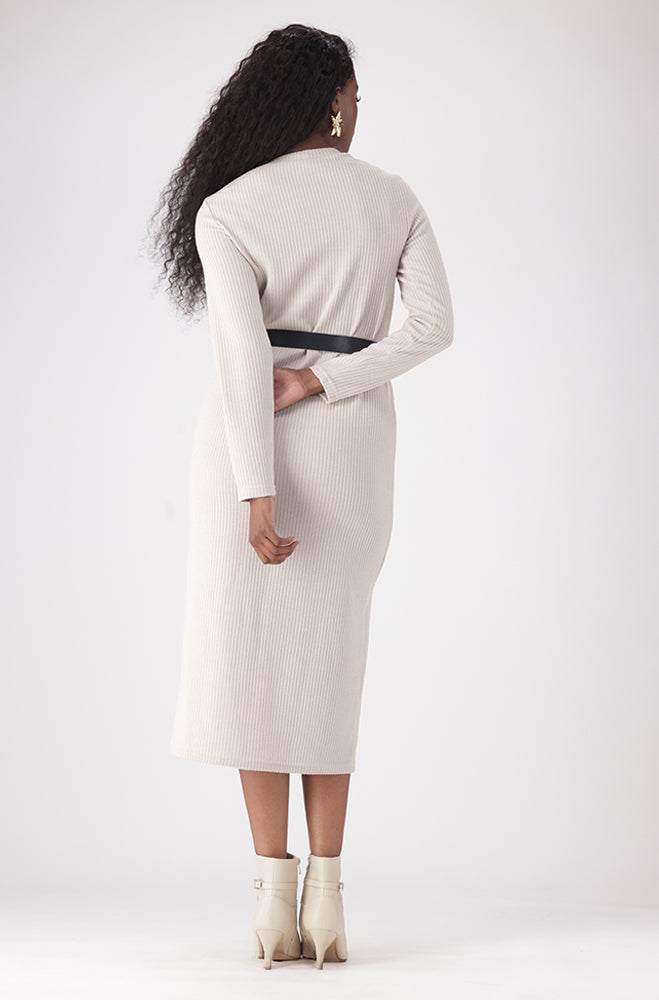 ALAINA BELTED BODYCON DRESS