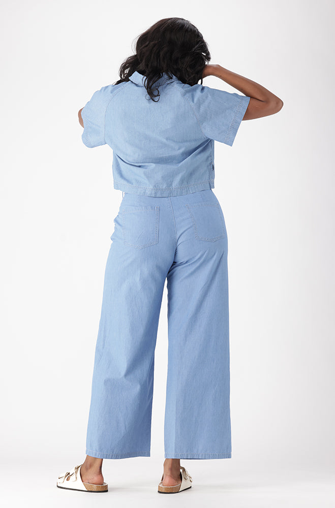 MAXINE DENIM LIGHTWEIGHT TOP