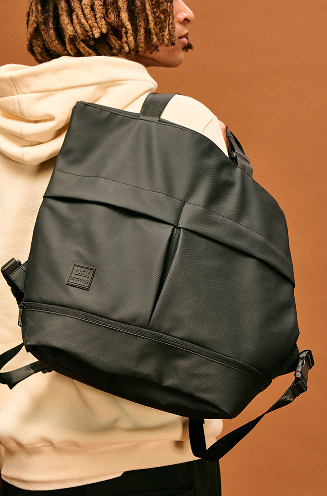 KAEL BACKPACK TOTE - BLACK