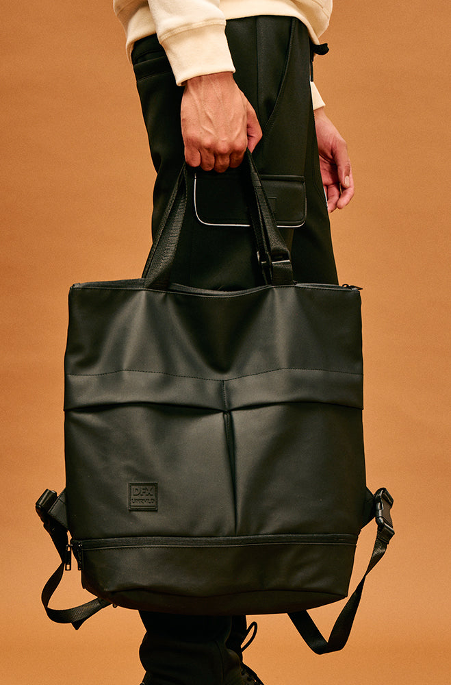 KAEL BACKPACK TOTE - BLACK