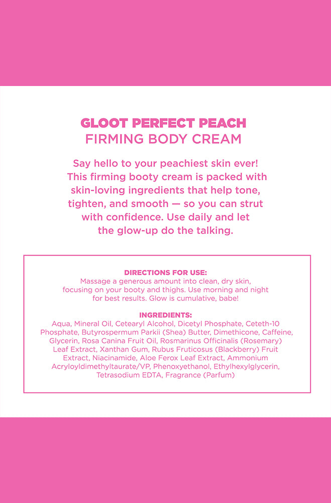 GLOOT PERFECT PEACH FIRMING CREAM