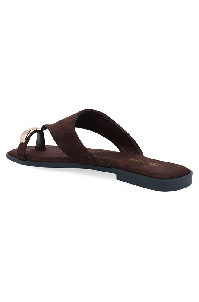 Shay microsuede sandal