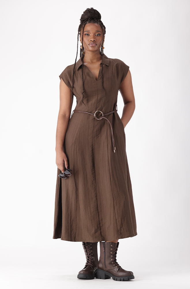 CARINA BELTED DRESS