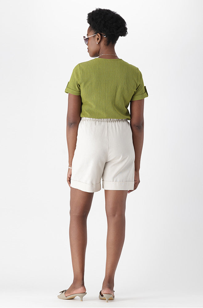 Ladies | Rylee Linen Blend Shorts Shorts