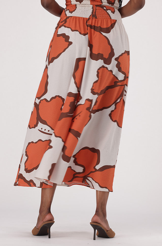 ADALYN PRINTED TEXTURED SKIRT