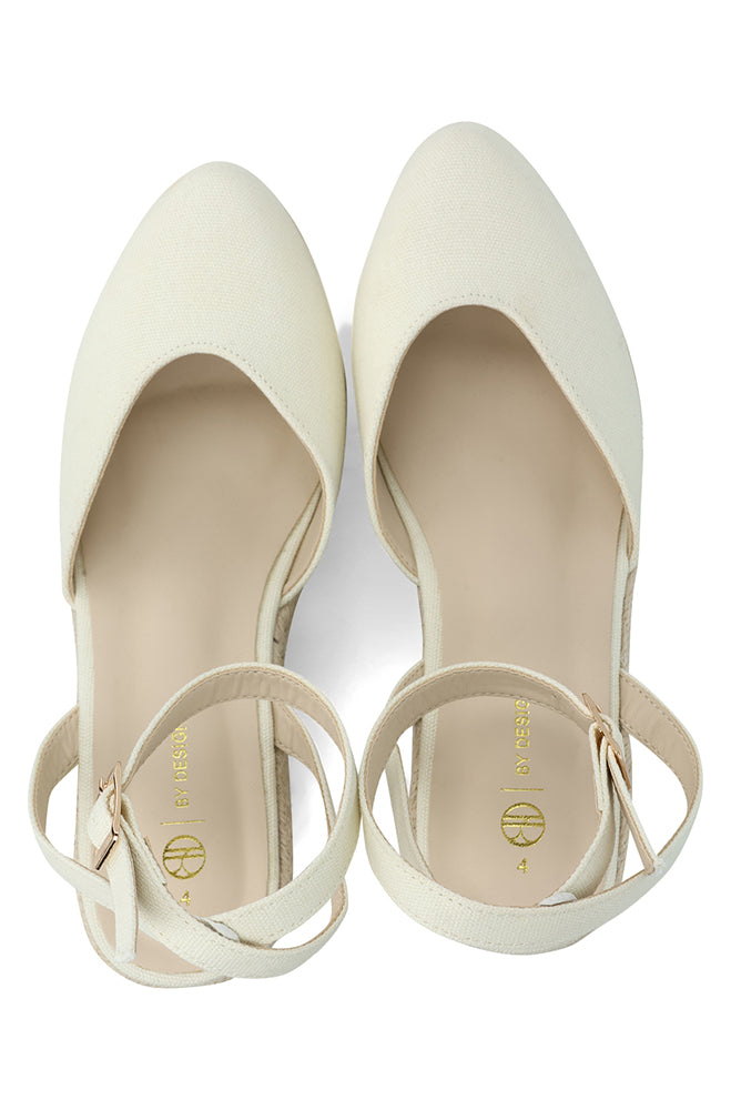 Alethea Wedge heel ankle tie