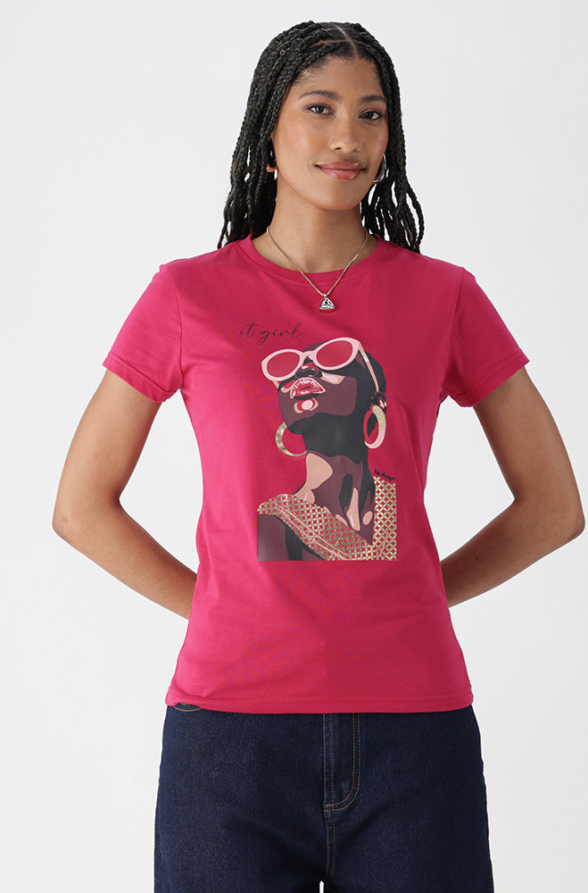 Ladies | Zola Regular Fitted Graphic Tee T-shirts
