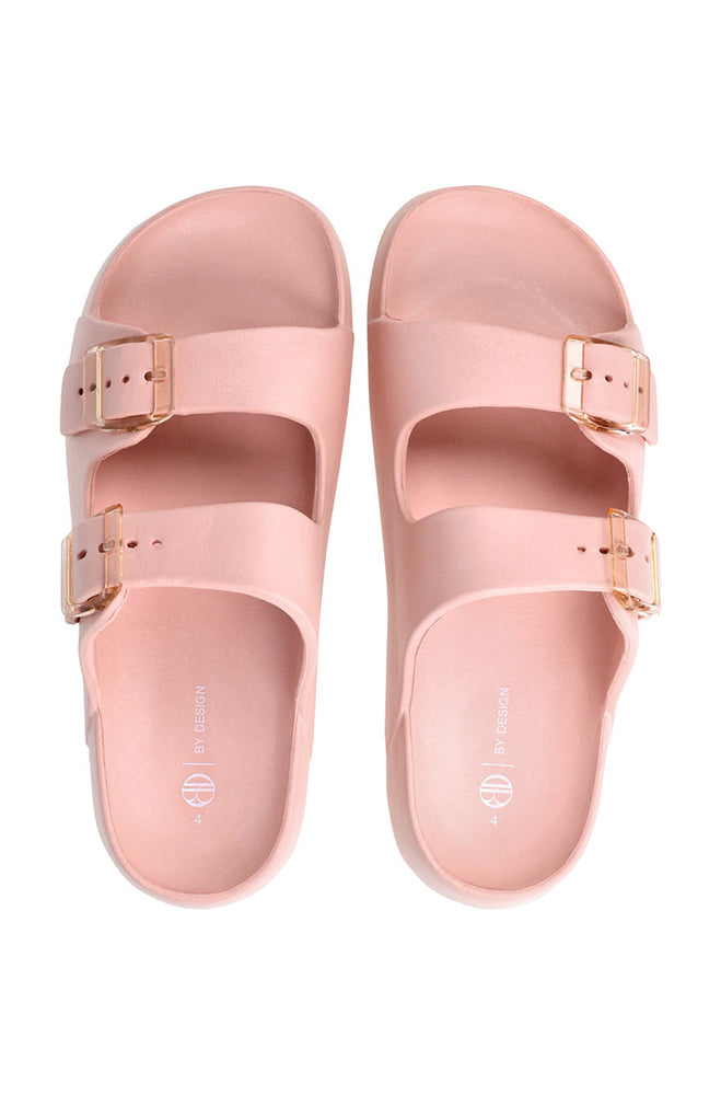Kate double buckle moulded slide