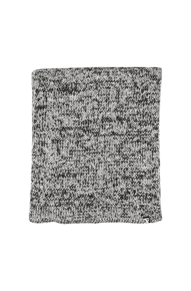 CRAIG KNITTED SCARF - GREY MEL