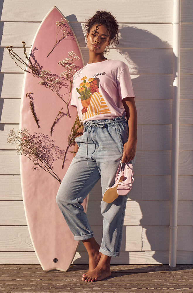 MARINA DENIM PAPERBAG JEANS