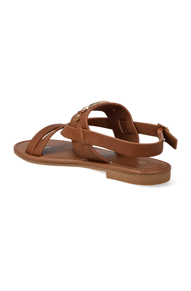 Jacky cross strap branded detail