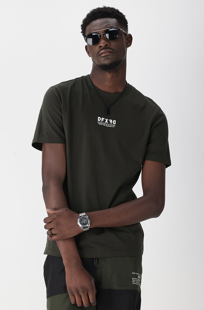 Mens | Grates Tee _ 164611 Fatigue T-shirts