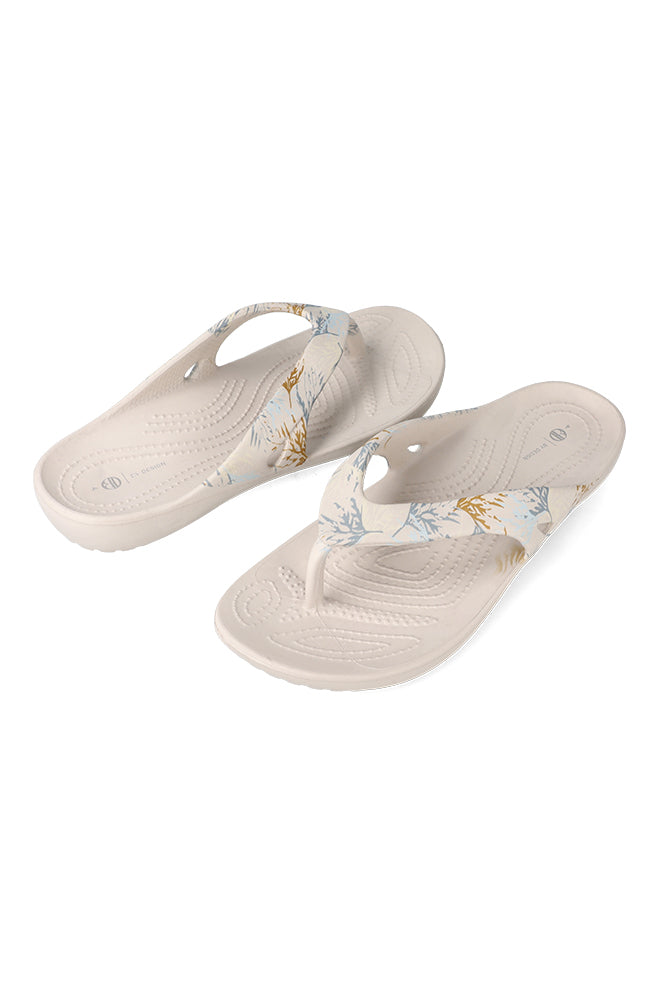 Carlita Blown eva printed toe post sandal