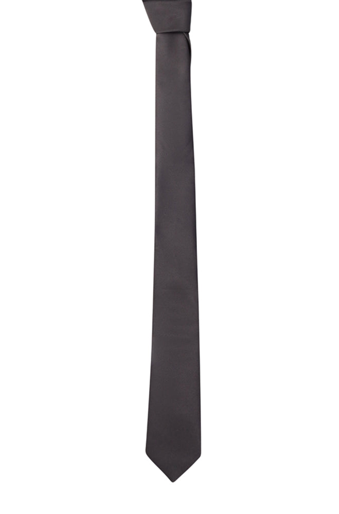 EZRA TIE & TIE-CLIP - GREY