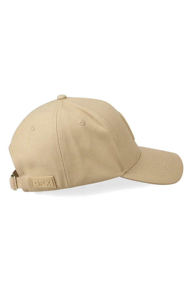 NIKO RUBBERIZED LOGO PEAKCAP - STONE