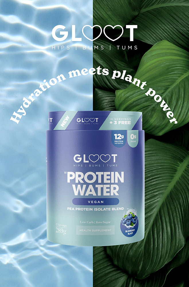 GLOOT VEGAN PROTEIN WATER BLUEBERRY