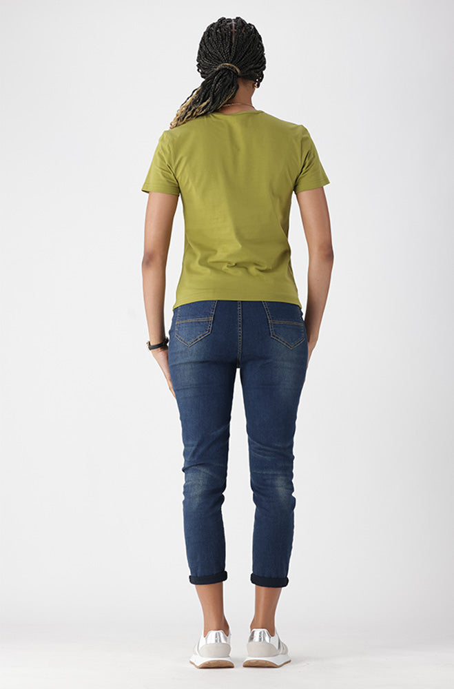 GRACE V NECK TEE
