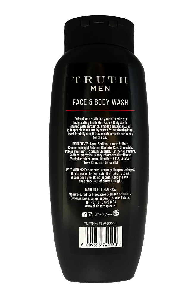Beauty | Men Truth Face and Body Wash 500ml _ 155700 Black