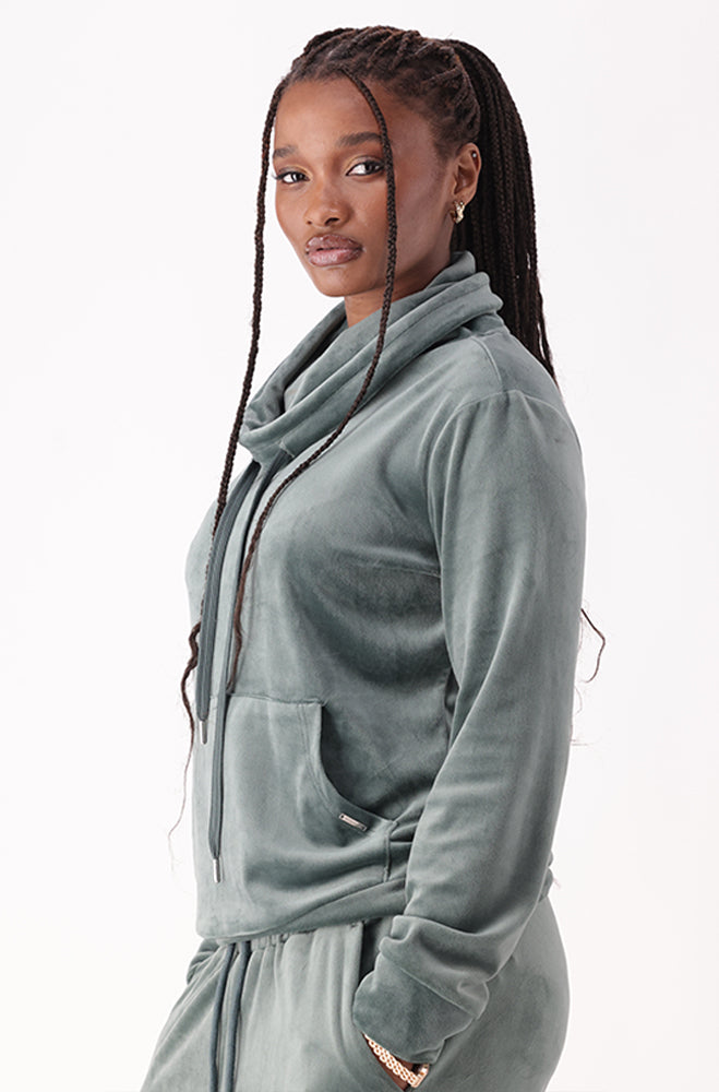 REYA VELOUR HOODIE