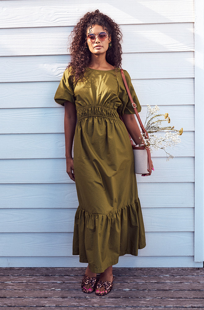 OLEA PUFF SLEEVE DRESS