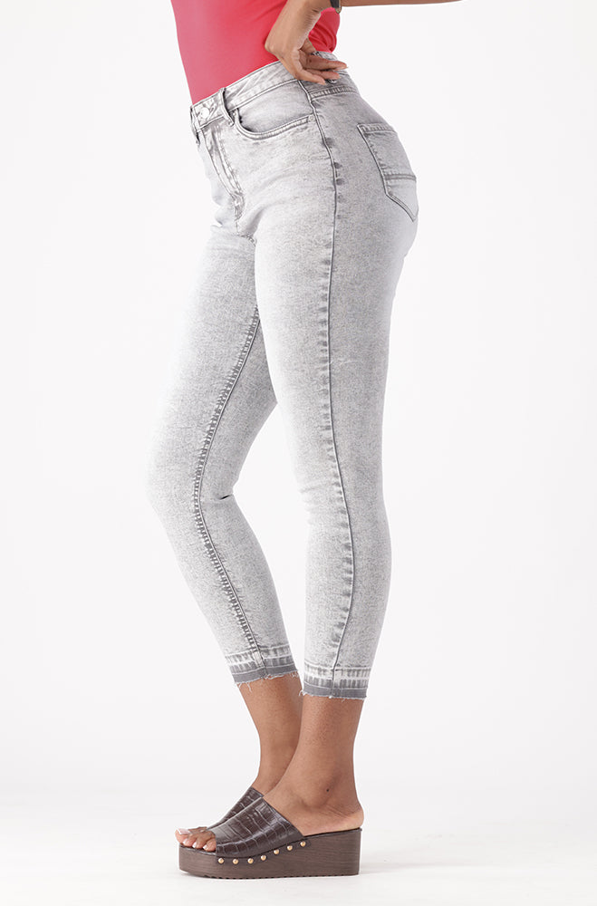 JOSIE DENIM HIGH RISE UNCLIPPED SKINNY