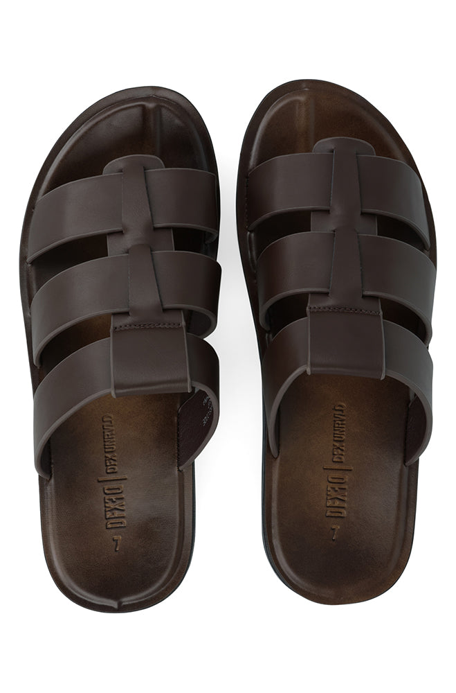 DFXFD Asphalt Microsuede sandal