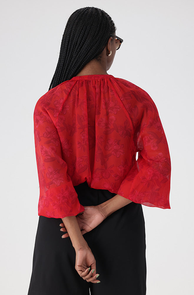 ELLE PRINTED BLOUSE