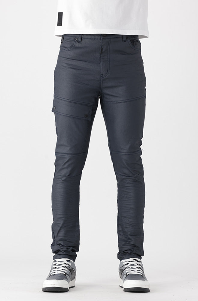 Mens | Zenvia Coated Tapered Fit Denim Jeans