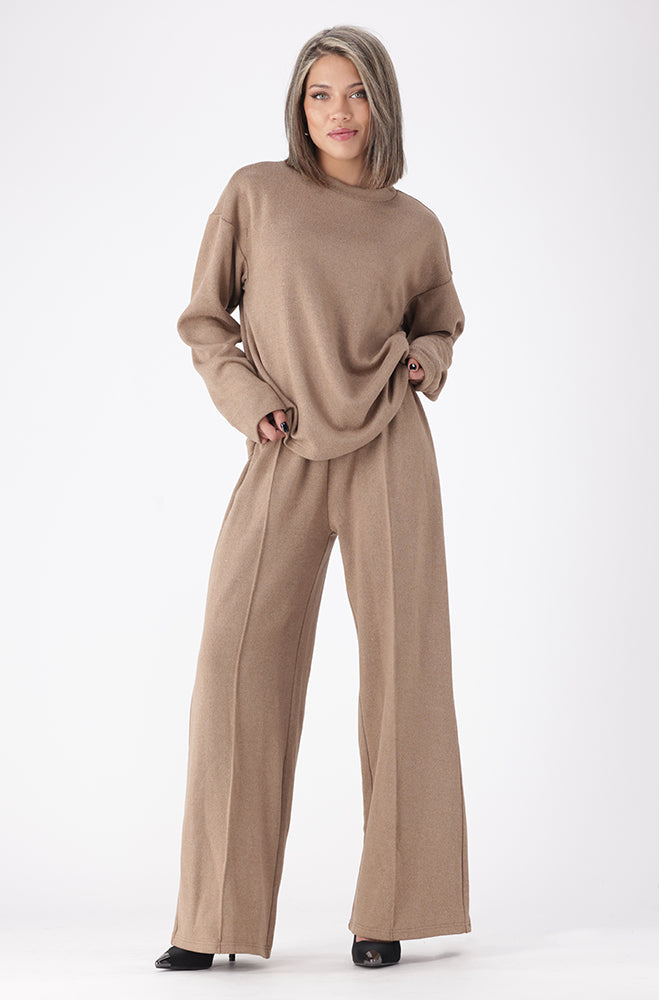 EMILY PINTUCK WIDELEG PANTS