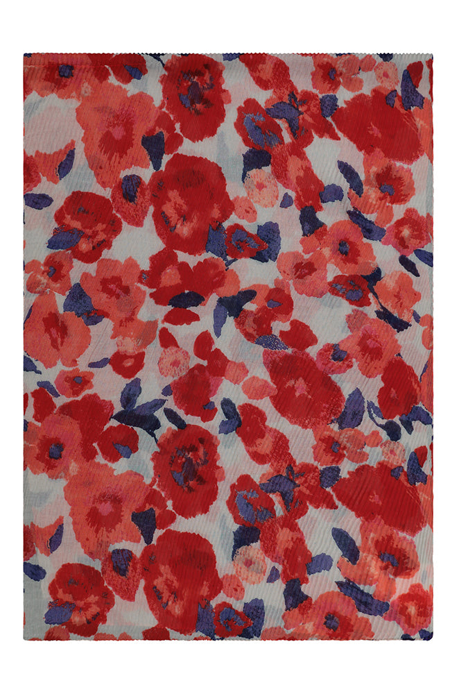 TALIA TEXTURED PRINTED SCARF
