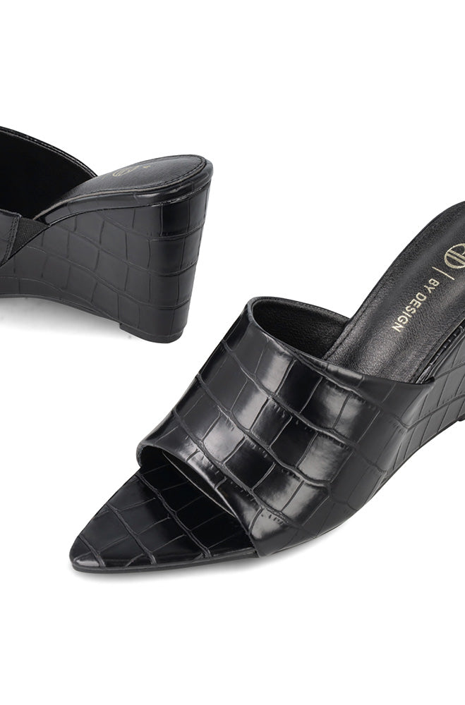 Footwear | Gillian Textured Wedge Heel Sandals