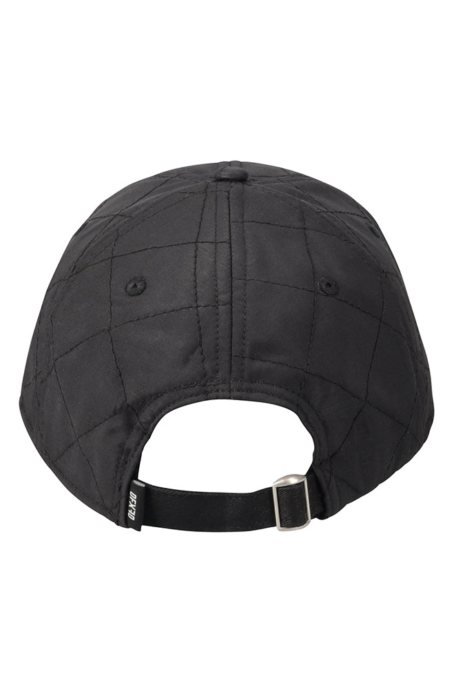 DFX UNRVLD QUILTED PEAKCAP - BLACK