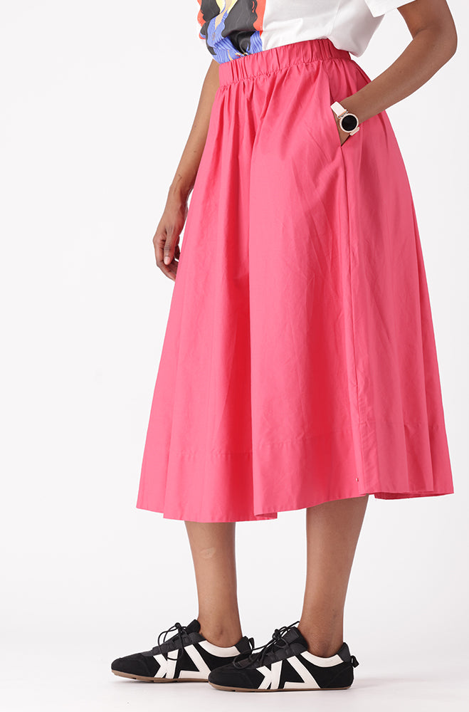 AMINA POPLIN SKIRT