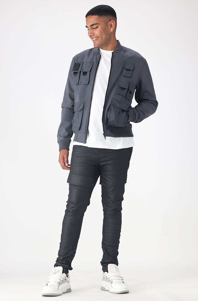 Mens | Harbour Utility Jacket_ 156031 _ Grey Coats & Jackets