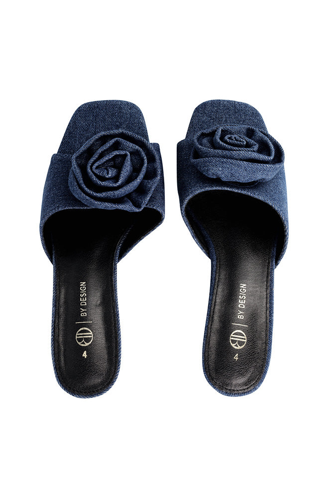 Footwear | Roslyn Denim Kitten Heel Heels