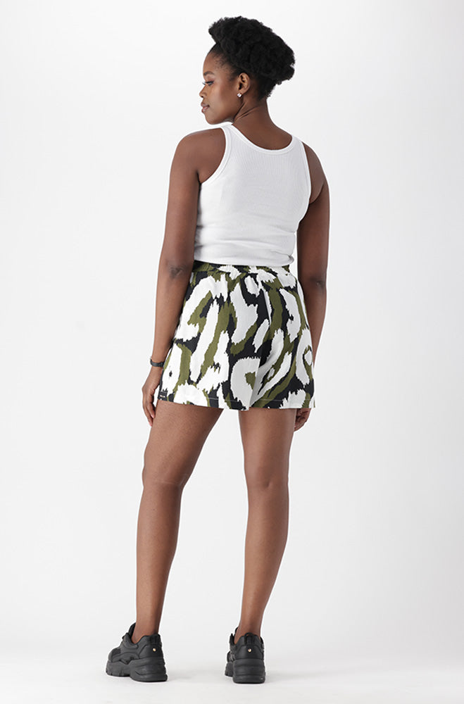 ZARIE LINEN BLEND SHORTS
