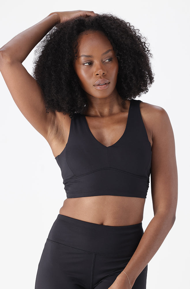 LUXE MOVEMENT BLACK ACTIVE SPORT BRA