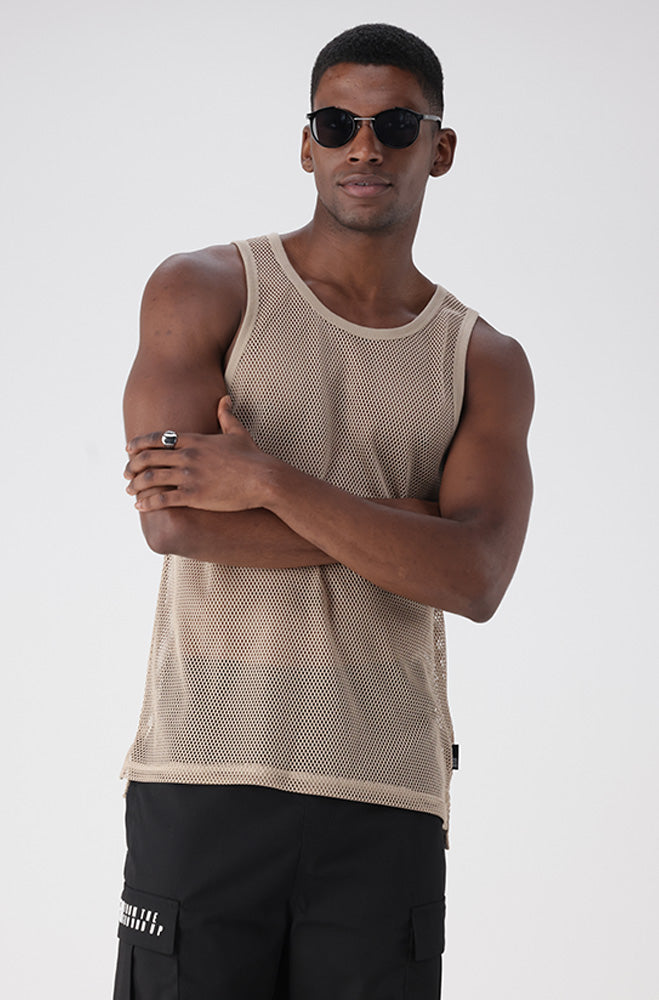 Mens | Vibraze Vest _ 164670 Natural Tank Tops