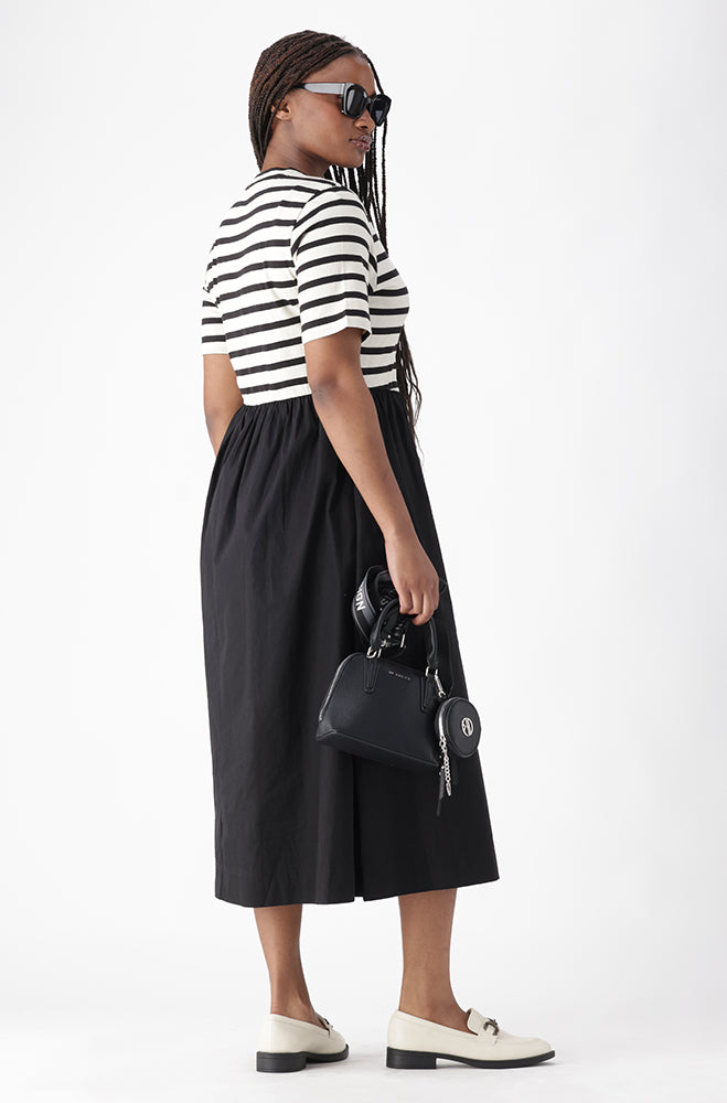 MASON STRIPE COMBO DRESS