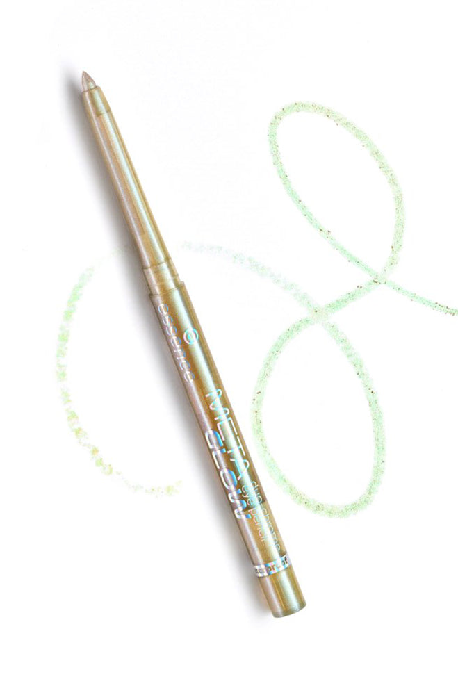 Beauty | Essence Meta Glow Duo Chrome Eye Pencil 03 _ 162240 Green Makeup