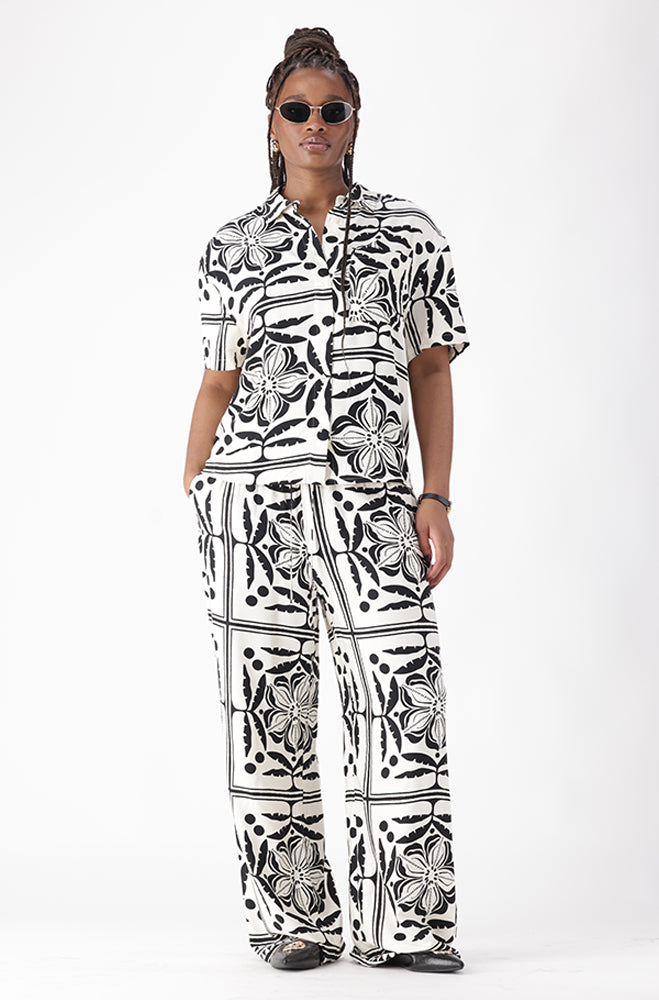 JACQUELINE BOXY PRINTED SHIRT