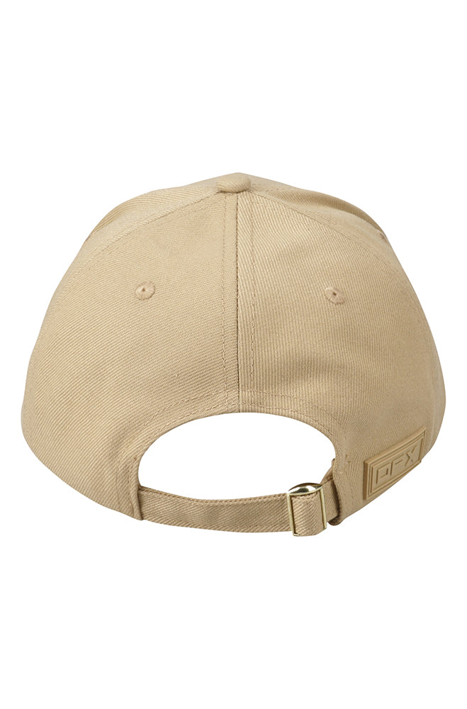 NIKO RUBBERIZED LOGO PEAKCAP - STONE