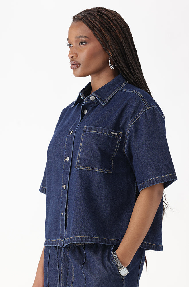 MARGAN DENIM SHIRT JACKET