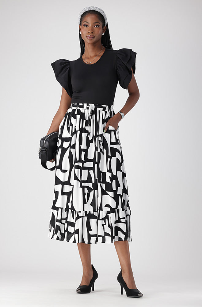 PIA TIERED SKIRT