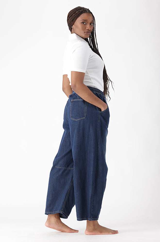 HARLEY DENIM DRAWCORD BARREL JEANS